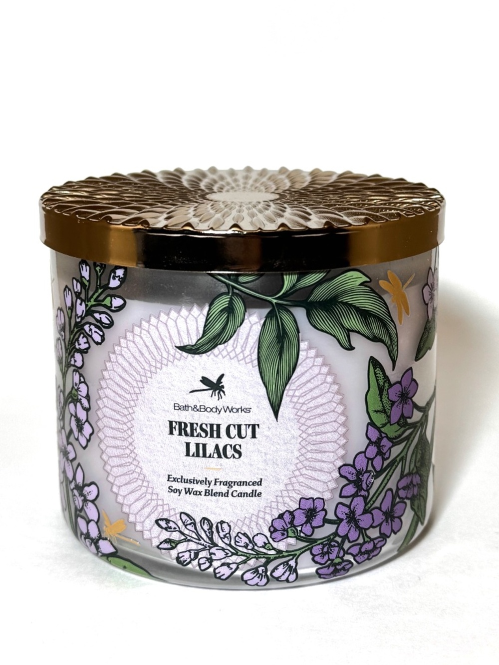 FRESH CUT LILACS 3 Wick Candle - Picture 1 of 3